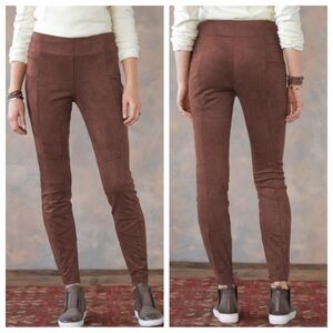 Sundance Brown Suede Pants